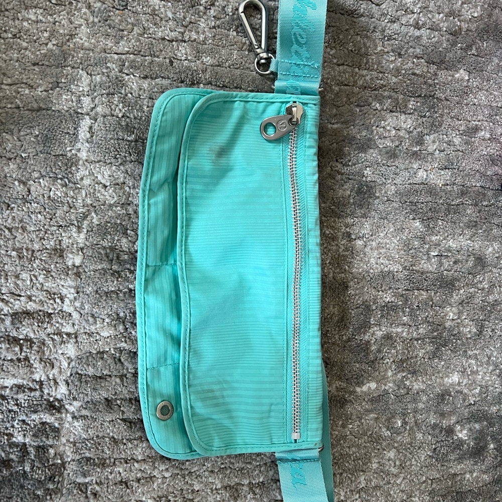 Lululemon Mint Funny Pack Dog Treat Walker Travel Bag